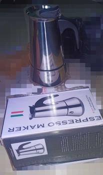 Product Review of Alat Mesin Teko Pembuat Kopi Espresso Instant Mokapot Cangkir Coffee Stainless Steel from T**2 3