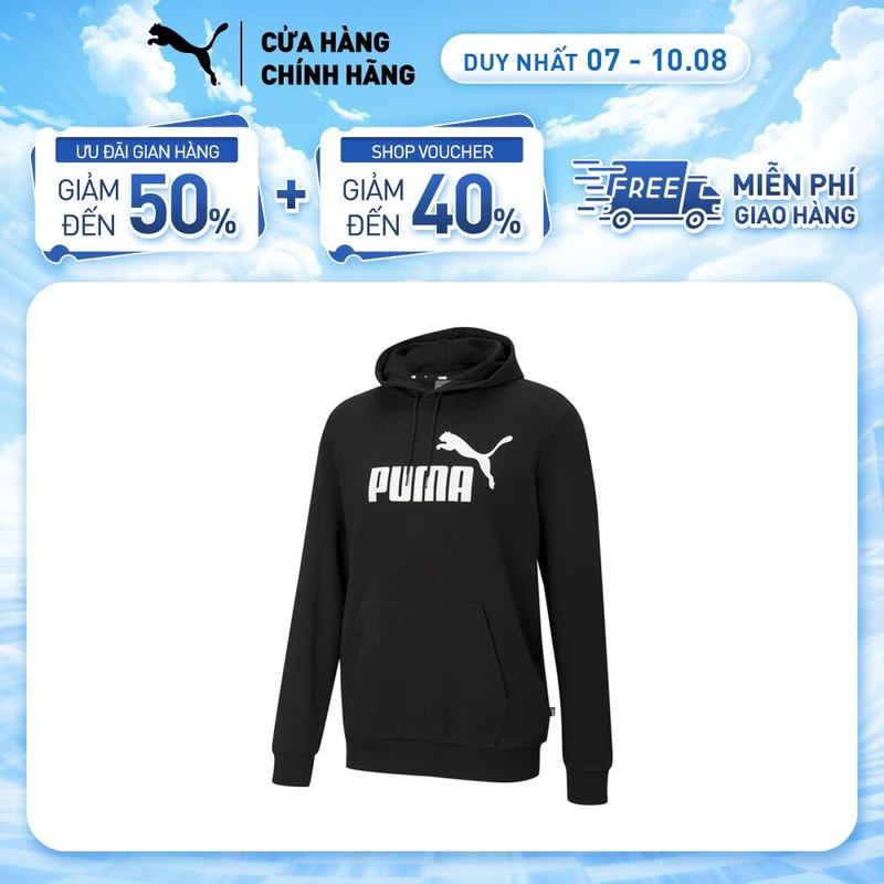 Áo Khoác Hoodie PUMA Nam Logo Lớn Essentials
