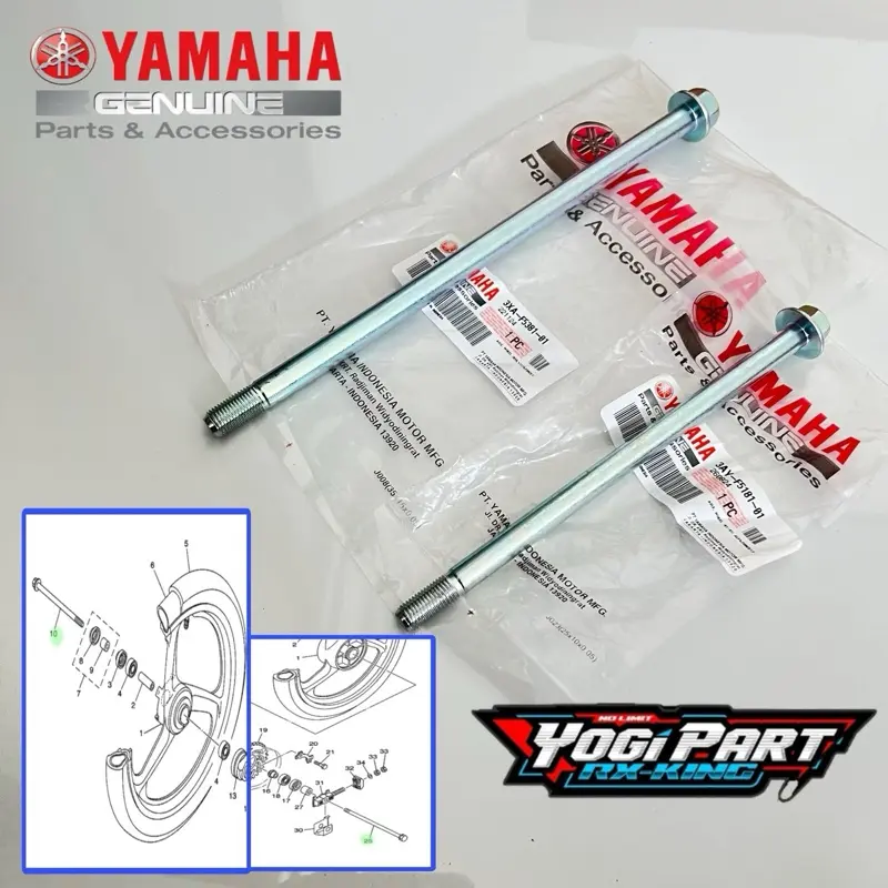 AS RODA DEPAN BELAKANG F1ZR ALFA FORCE1 VEGA R JUPITER Z ORIGINAL 0