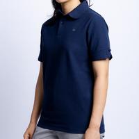 Gambar BLUEBUTTON Polo Shirt Wanita Navy - Mineral Blue, S dari BlueButton Kota Cimahi 1 Tokopedia