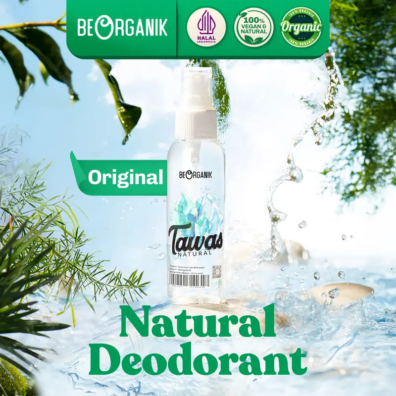 Tawas Spray Beorganik ORIGINAL / Crystal Deodorant / Natural Deodorant Spray Untuk Bau Ketiak/Tubuh 0