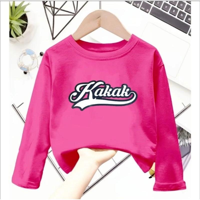 SKF-ATASAN ANAK TULISAN ADIK / KAKAK LENGAN PANJANG UNTUK 1-10TH / KAOS ANAK / ATASAN ANAK / PAKAIAN ANAK / KAOS LENGAN PANJANG / KAOS DISTRO / KATUN / T-SHIRT 7