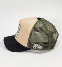 Gambar Trucker Hat Corduroy Patch Topi Visor Pendek Omidoki Army Cream Hitam Piwal (NEW) dari Omidoki_NEW Kab. Bogor 4 Tokopedia