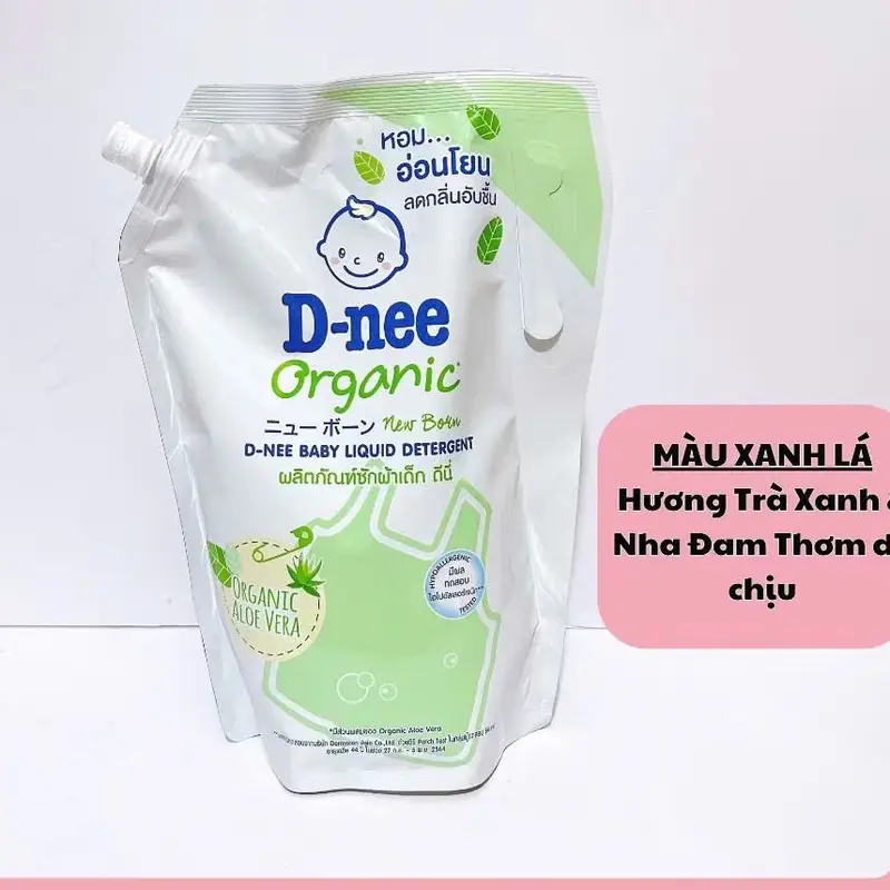 Nước giặt Dnee túi 1400ml Thái Lan chính hãng, giặt xả an toàn cho bé sơ sinh đủ màu 1
