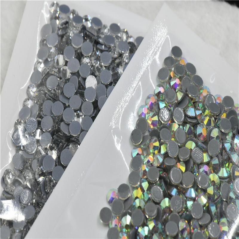 Product Introduction of Manik Rhinestones Flatback Crystal AB Hotfix Iron On Round Stones for clothing Decoration Crafts For sa Fabric na Kasuotan 10