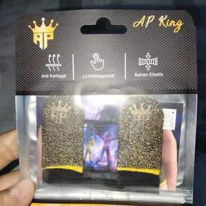 Sarung Jempol AP King V2 Logo Reflective Responsif + Sensi Game FF - Untuk Game Mobile Free Fire Gaming by Andra ST