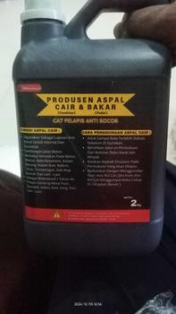 Product Review of ASPAL CAIR WATERPROOF " PREMIUM QUALITY"  UKURAN 2 KG ( KADAR ASPAL 50 % ) from M**★ 0