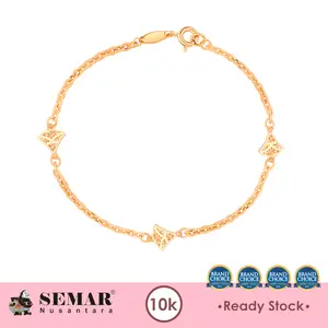 Gelang Emas Melvia Gold 10K Semar Nusantara
