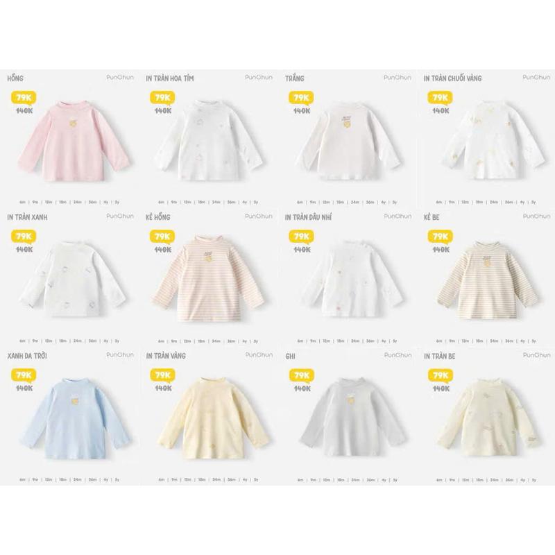 [PunChun] Áo cổ lọ giữ nhiệt thun lạnh dài tay cho bé trai / bé gái 2025 (Size 12M-5Y) 1 Chia sẻ: [PunChun] Áo cổ lọ giữ nhiệt thun lạnh dài tay cho bé trai / bé gái 2025 (Size 12M-5Y)