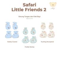 Gambar NARY - Mitten & Booties - Sarung Tangan Dan Sarung Kaki Bayi (1 Pack) - Safari Little Friends - Baby Blue Lambie dari Nary Baby Wear Kota Bandung 4 Tokopedia