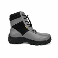 Gambar Rexwing-Sepatu PDL Boots Sepatu Boots Pria Ujung Besi Shoes Kerja Outdoor Terbaru 39-45 - Abu Abu, 39 dari RexwingOfficial Kab. Mojokerto 4 Tokopedia