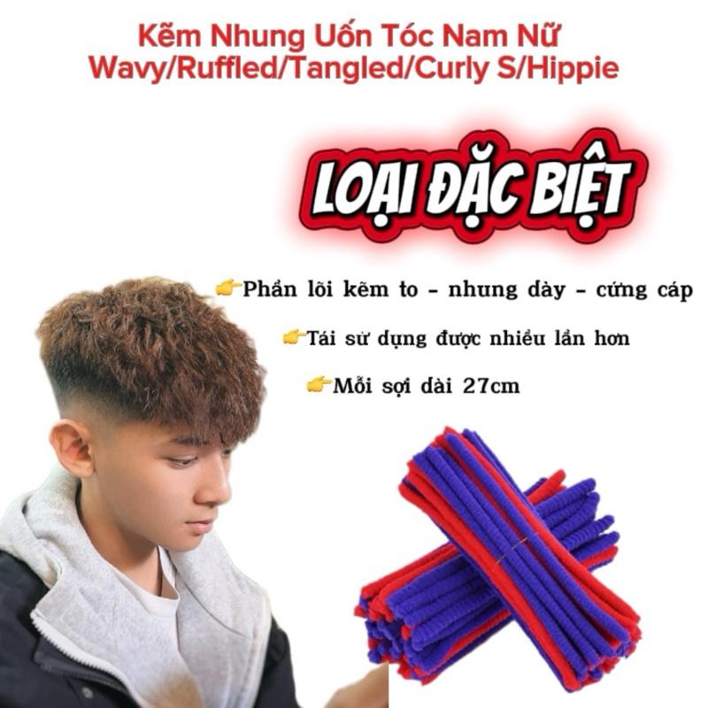 Loại Đặc Biệt - Kẽm Nhung Uốn Tóc Ruffled/wavy/tangled Dùng Được Nhiều Lần…