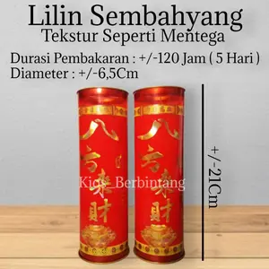 Lilin Sembahyang Lilin Mentega 5 Hari 1 Set