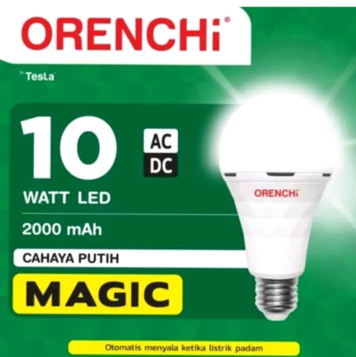 *Lampu emergency orenchi 10watt*  Otomatis menyala ketika listrik padam