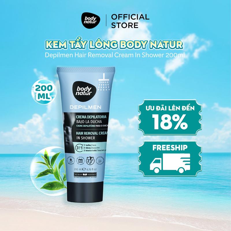  Kem tẩy lông nam Body Natur Depilmen Hair Removal Cream 