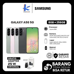Samsung Galaxy A56 5G 8/256 GB Galaxy AI - Smartphone AI - 50MP OIS HRD Camera - Garansi Resmi