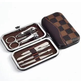 BISA COD 5292 Gunting Kuku Set 7 in 1 / Set Manikur 7 in 1 / Peralatan Manikur Pedikur 7 in 1 Anti Karat / Set Gunting Kuku Nail Perawatan Pinset