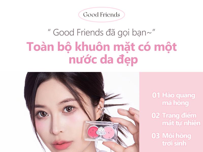 Product Introduction of Kem má hồng hai màu Flortte, dạng kem đa năng, kết cấu kép, có thể sử dụng nhiều cách khác nhau, tăng độ sáng cho gương mặt, tạo lớp trang điểm tự nhiên, 3.2g, 6 mẫu để chọn lựa 21