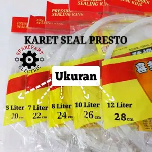 KARET SEAL PANCI PRESTO PRESSURE COOKER UKURAN 18 20 22 24 26 28 30 32 CM 3 4 - 16 LITER