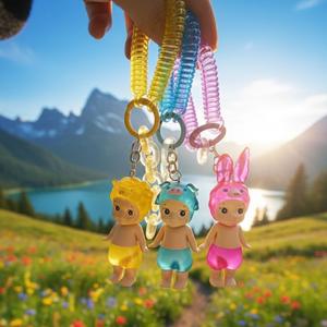 Pack de 6 Llaveros- Hermosas Figuras Coleccionables figuras de anime dinosaurs kids princess plaything
