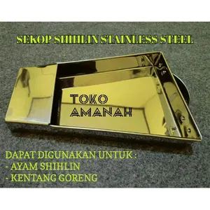 Sekop Shihlin Stainless Pengki Crispy Chicken Bahan Tebal 0,4 cm Kitchenware Sekop Shihlin Stainless Pengki Crispy Chicken Bahan Tebal 0,4 cm Kitchenware