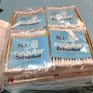 Katenbad Paket 5 Pak - isi 5Lusin Cotton Bud anak dewasa /korek kuping pembersih kotoran telinga