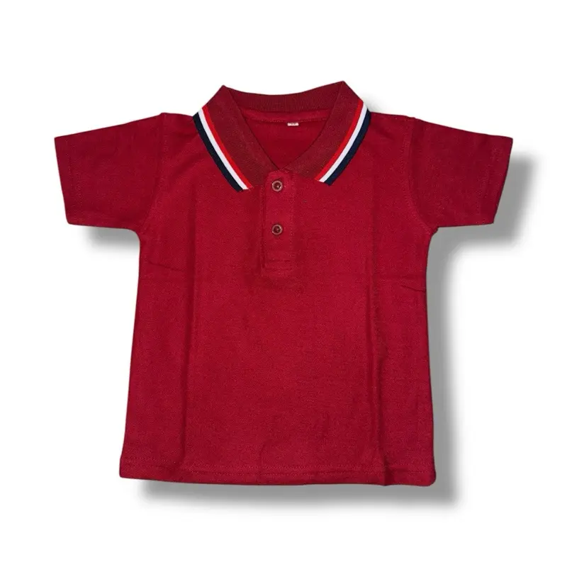SNSTORE899 - Kaos kerah tshirt wangki anak - anak cowok cewek lengan pendek tangan manset size S - XXXL 3