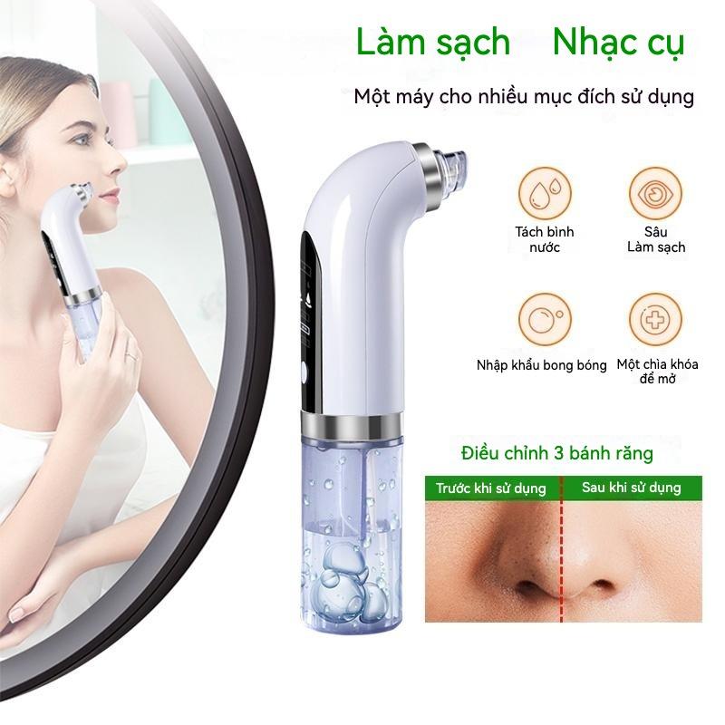 Máy hút mụn cao cấp làm sạch lỗ chân lông có lực hút và màn hình LCD dễ dàng loại bỏ mụn đầu đen mụn cám phù hợp cho cả nữ và nam chăm sóc da máy  làm  sạch  lỗ  chân  lông  mặt 1