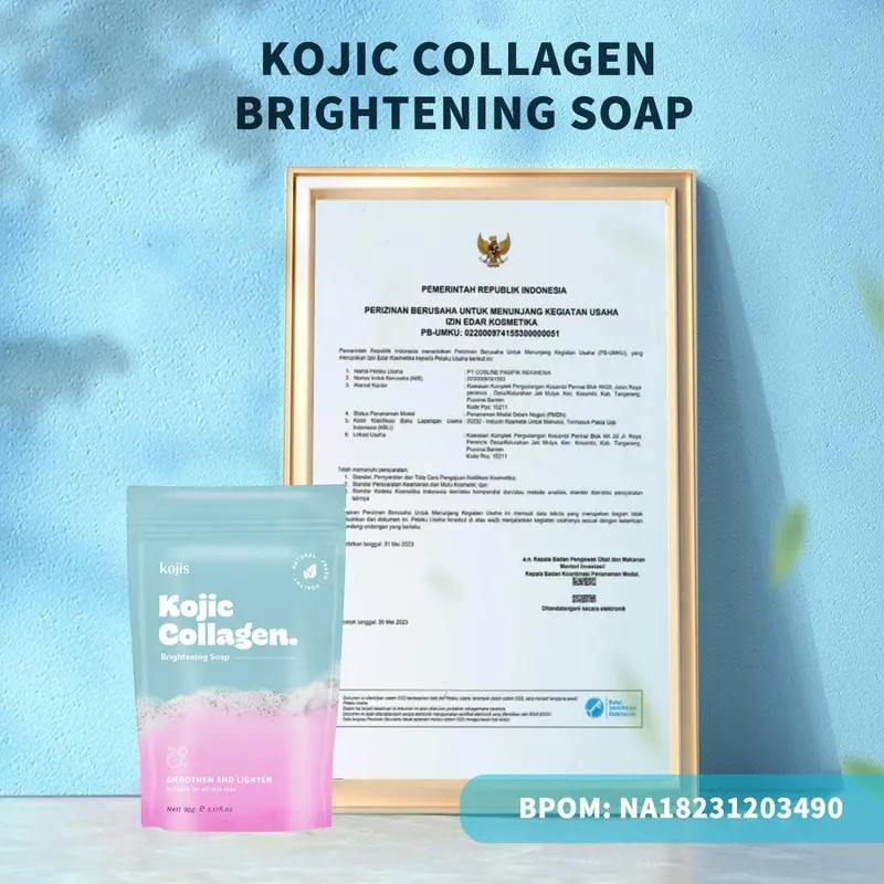 [DAPAT 10] WILLIE SALIM x KOJIS Kojic Collagen Brightening Soap 【90Gr*10Pcs】COD  Mencerahkan 7