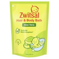 Promo [SPECIAL DEALS] Zwitsal Baby Bath Hair & Body Aloe Vera 400ml isi ...