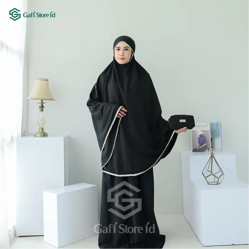 Mukena Dewasa Traveling 2 in 1 Pouch Babysilk Terbaru 5