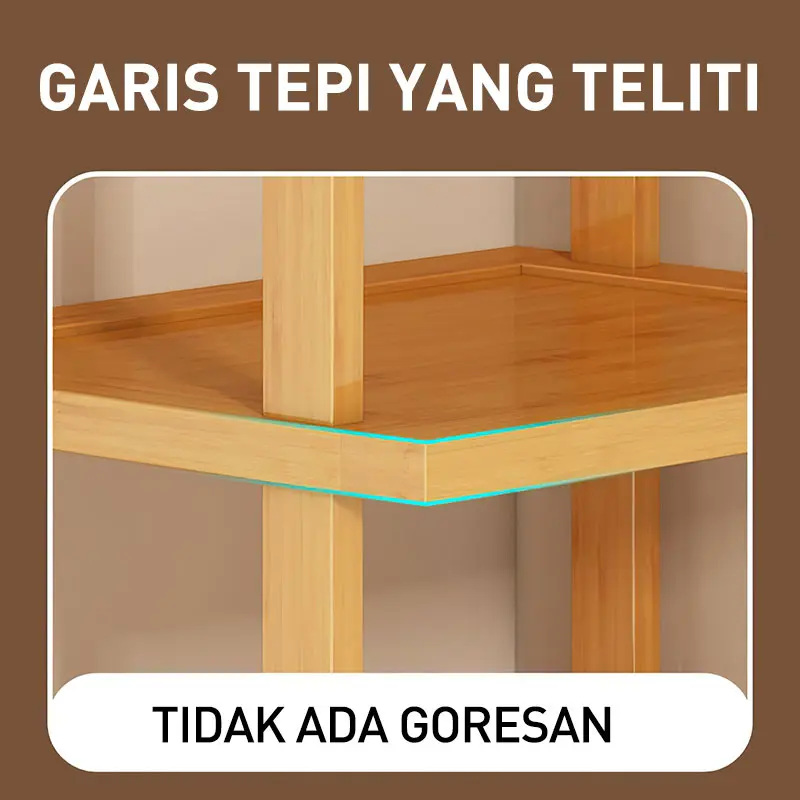 OKE Rak Sepatu 9 Susun Rak serbaguna kayu Rak Serbaguna Tempat Rak Sepatu Tembok Rak Sepatu Minimalis 4