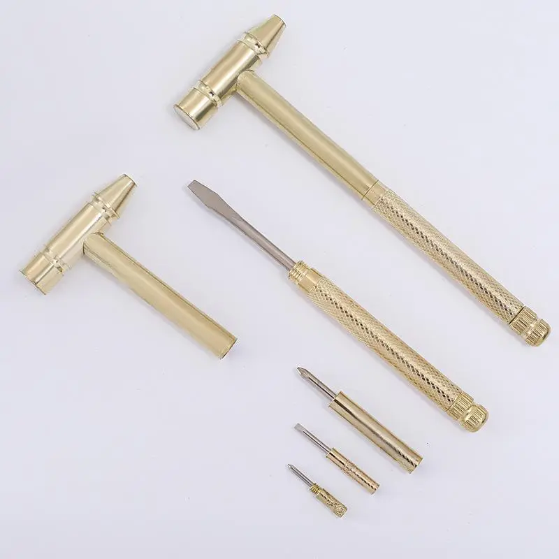Búa Đục Lỗ, Đa Năng, Mini Và Nhỏ, Được Làm Bằng Búa Đồng, Thích Hợp Sử Dụng Trong Gia Đình, Sử Dụng Hàng Ngày, Kích Thước Nhỏ