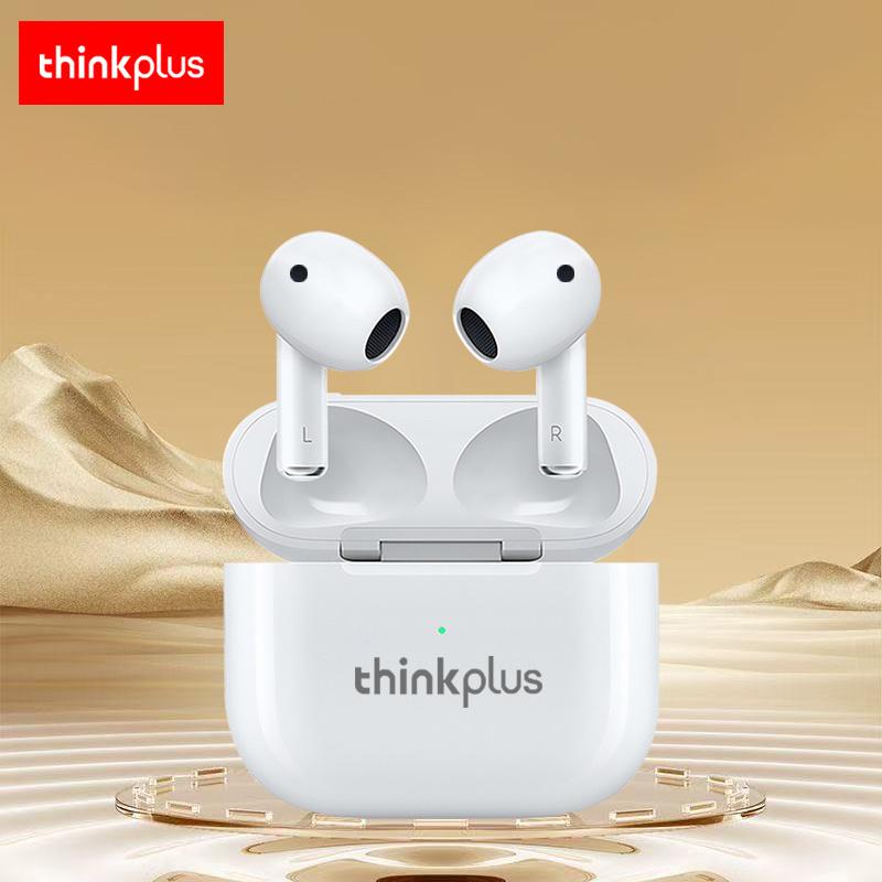 Lenovo thinkplus Mini Headphone Tak Terlihat TWS Bluetooth 5.3 Earphone Nirkabel Headphone HIFI Stereo Noise Reduction Earbuds Untuk iPhone Xiaomi