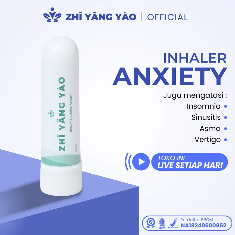 Zhi Yang Yao Inhaler Anxiety Herbal Pereda Melegakan Gejala Anxiety Melegakan Pernafasan 0