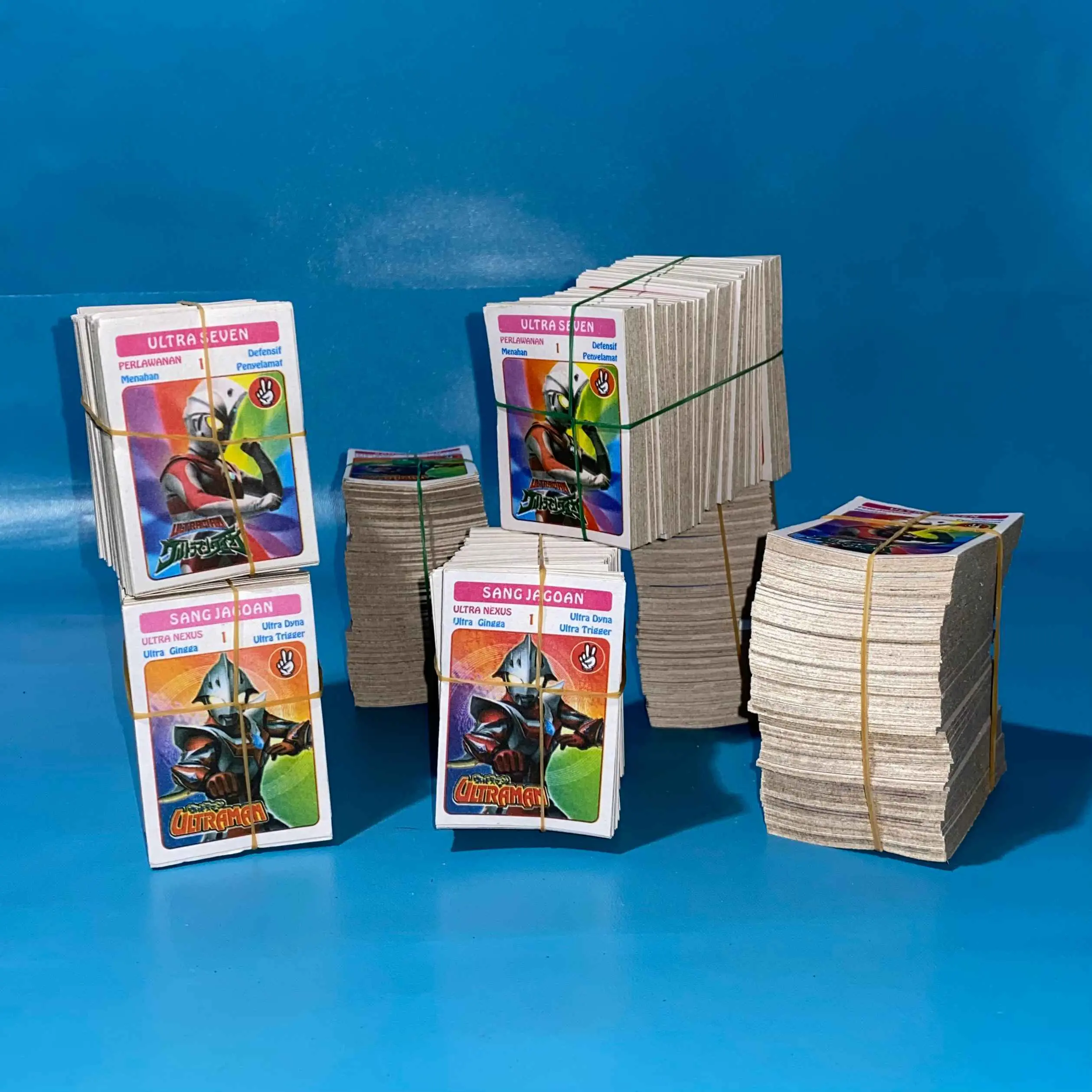 Mainan Kwartet Ultramen 1 Ikat Isi 320 Kartu Tepuk Wayang - Card Games