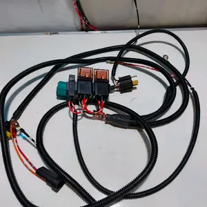 Relay Set Biled Foglamp H11 Sket PNP Full Soder dengan Kabel Berkualitas Tinggi dan Desain yang Efisien