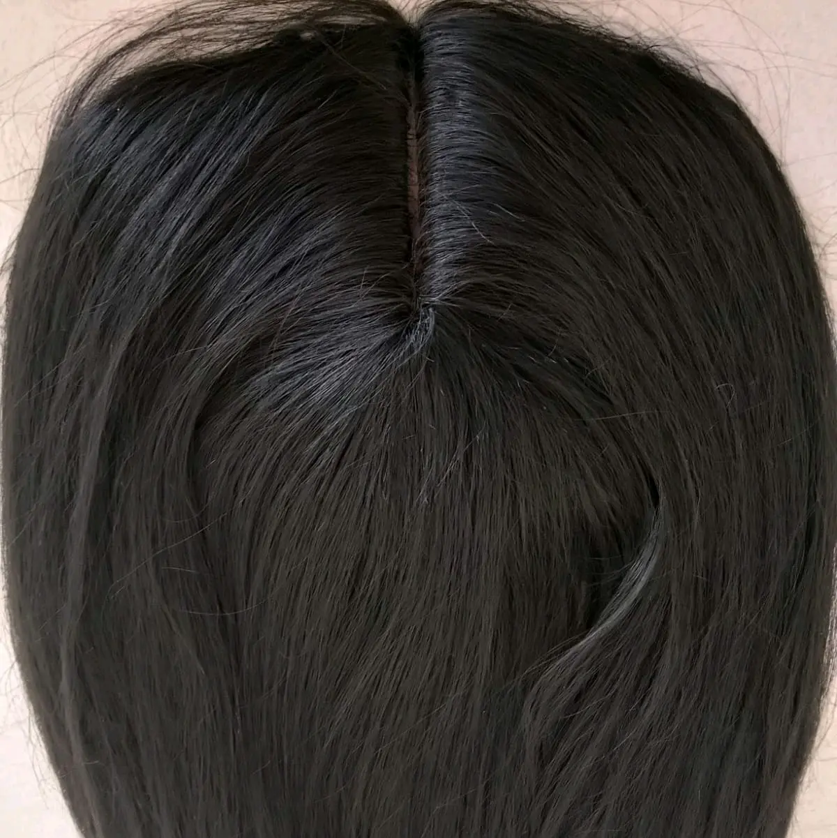 hair toupee wanita belah tengah/pony belahan