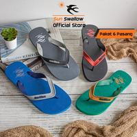 Gambar Paket 6 Pasang Sandal Jepit Karet Pria Sendal Sun Swallow Kuta Series dari Sun Swallow Sandals Kota Administrasi Jakarta Utara 1 Tokopedia