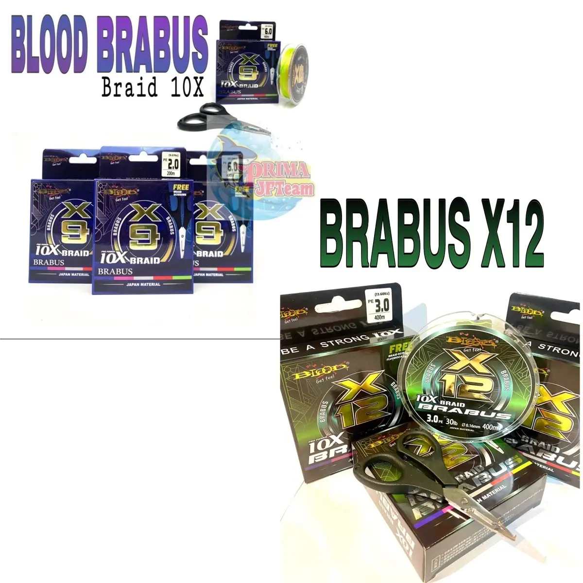 PE Blood Brabus x9 Pro Power 10x Braid Multicolor