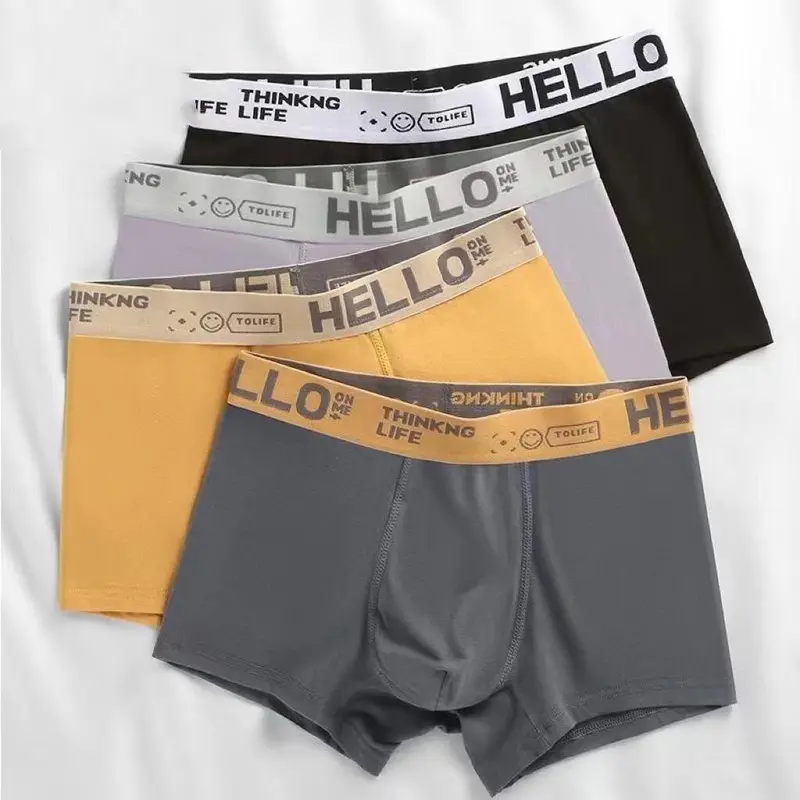 3, 6, 12Pcs CD Haode Hello 3105 Celana Dalam Boxer Pria 1