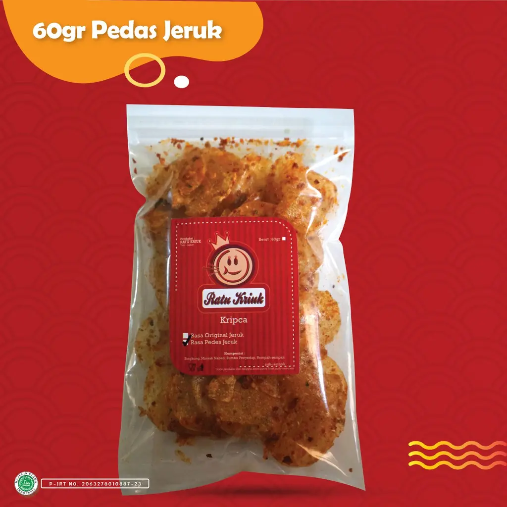Kripca/Keripik Kaca by Raja Snack Singkong Food