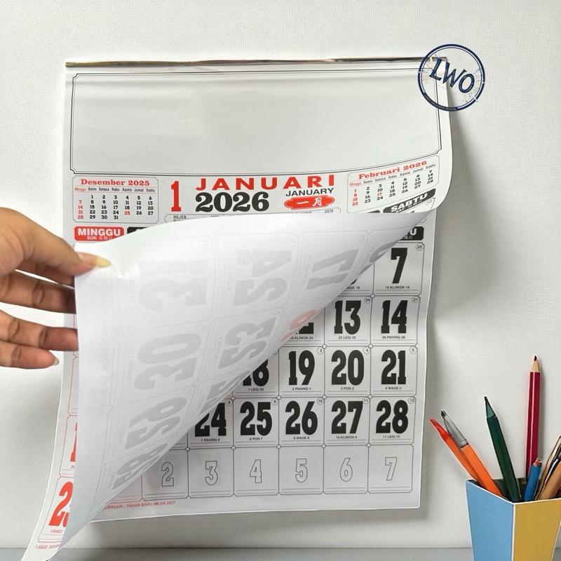 KALENDER JUMBO BI TAHUN 2026 KALENDER DINDING ANGKA JUMBO KALENDER JUMBO BI TAHUN 2026 KALENDER DINDING ANGKA JUMBO