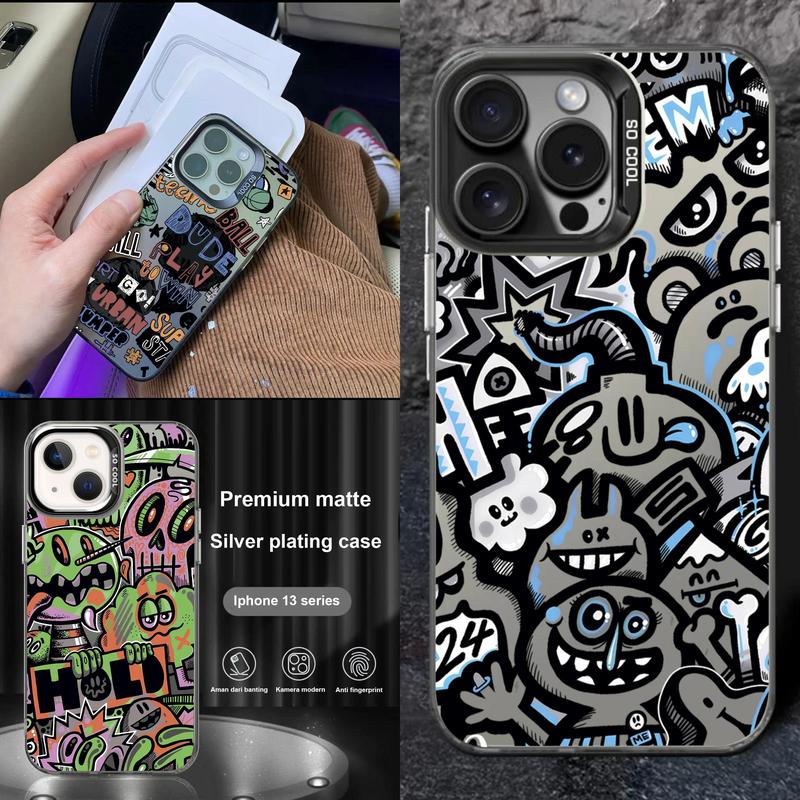 Product Introduction of Premium Matte Hard Casing Hp Case Aesthetic Compatible For Iphone 7 8 7plus X Xr 11 12 13 14 15 16 Pro Promax Plus Casing Full Cover Pelindung Handphone RCI505 Softcase Hardcase 0
