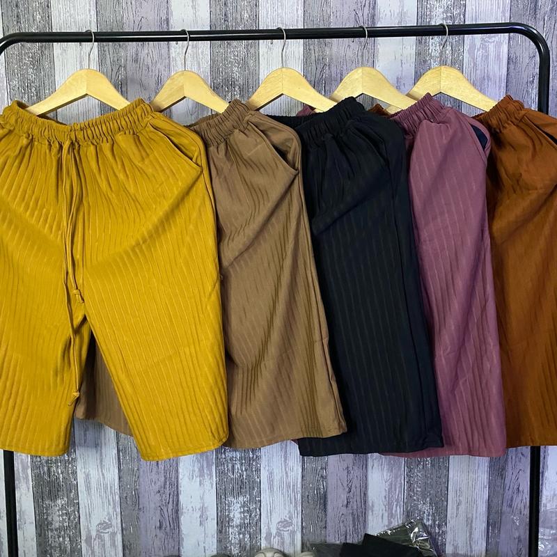Paket Hemat 100k Dapat 5 Pcs kulot Hornet Premium 7/8 Celana Wanita Pendek Dewasa elastic waist Regular  Shorts Tebal Standar Karet Casual Basic Nyaman High Scuba 5