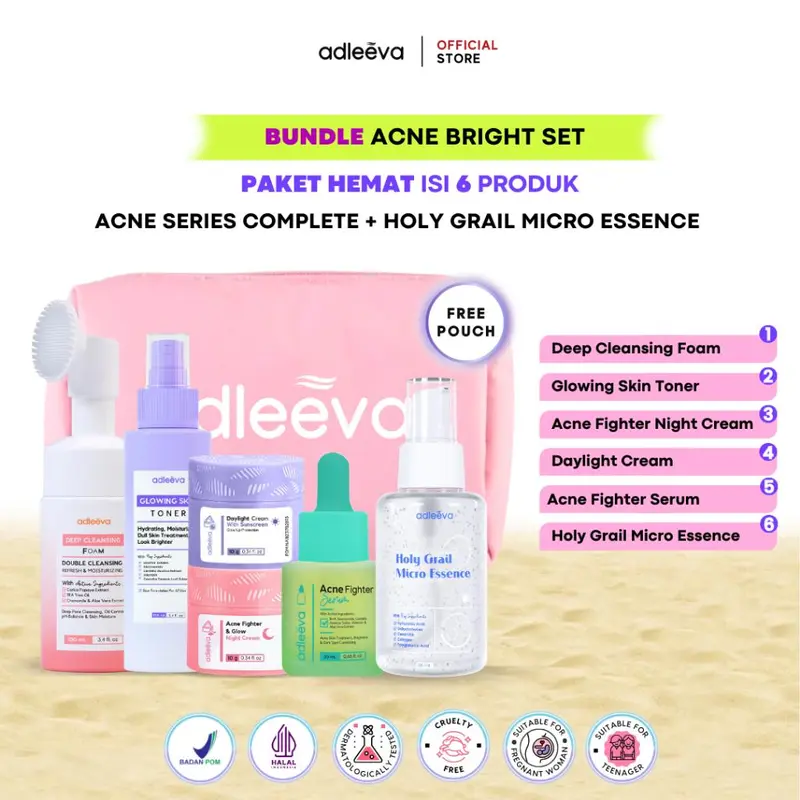 Adleeva Skincare Paket Complete Bundle Set 6