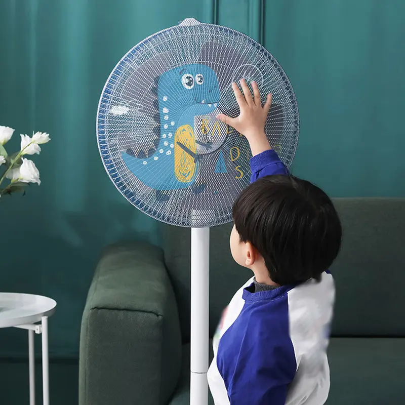 Vỏ Quạt Điện, 1 Chiếc, Bảo Vệ Ngón Tay Trẻ Em, Mạng Lưới An Toàn, Hình Tròn, Chống Bụi, Thích Hợp Cho Quạt, Vỏ Bảo Vệ An Toàn 1