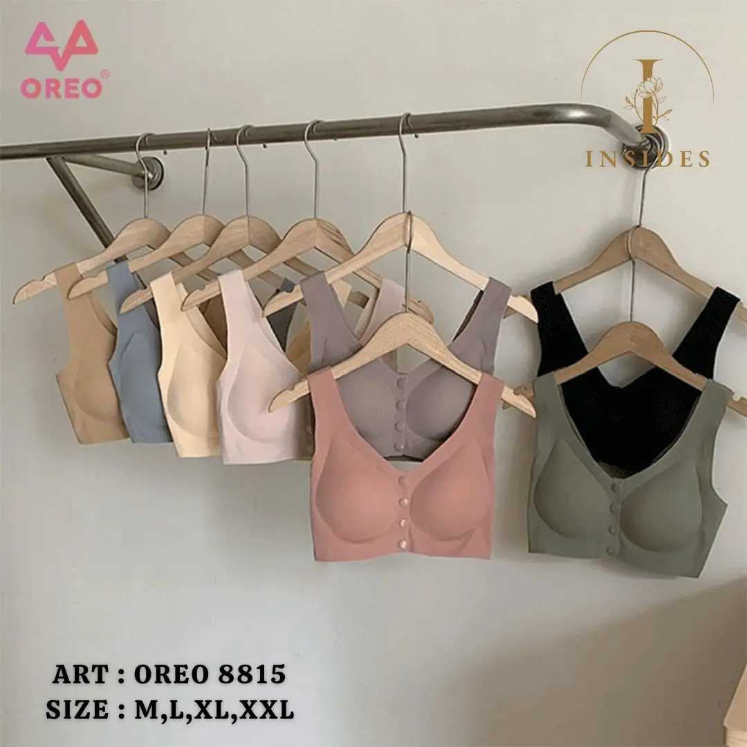 BH MENYUSUI SEAMLESS / MATERNITY BRA TANPA KAWAT KANCING DEPAN SUPER ELASTIS NURSING BRA 8815
