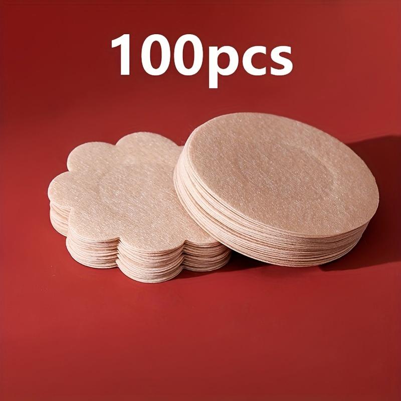 Miếng Dán Núi Tiểu 100 Cái - Chống Lộ Đầu Ngực Dính Chặt Không Nhìn Thấy Thoải Mái - Phù Hợp Với Áo Lót Váy Yoga Đám Cưới & Dùng Hàng Ngày
