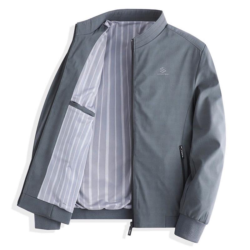 {Quang chau} Áo khoác cổ đứng trung niên mùa thu đông cho nam bố chồng CHẤT MÊM MỊN Hàng loại 1 - Linhs shop